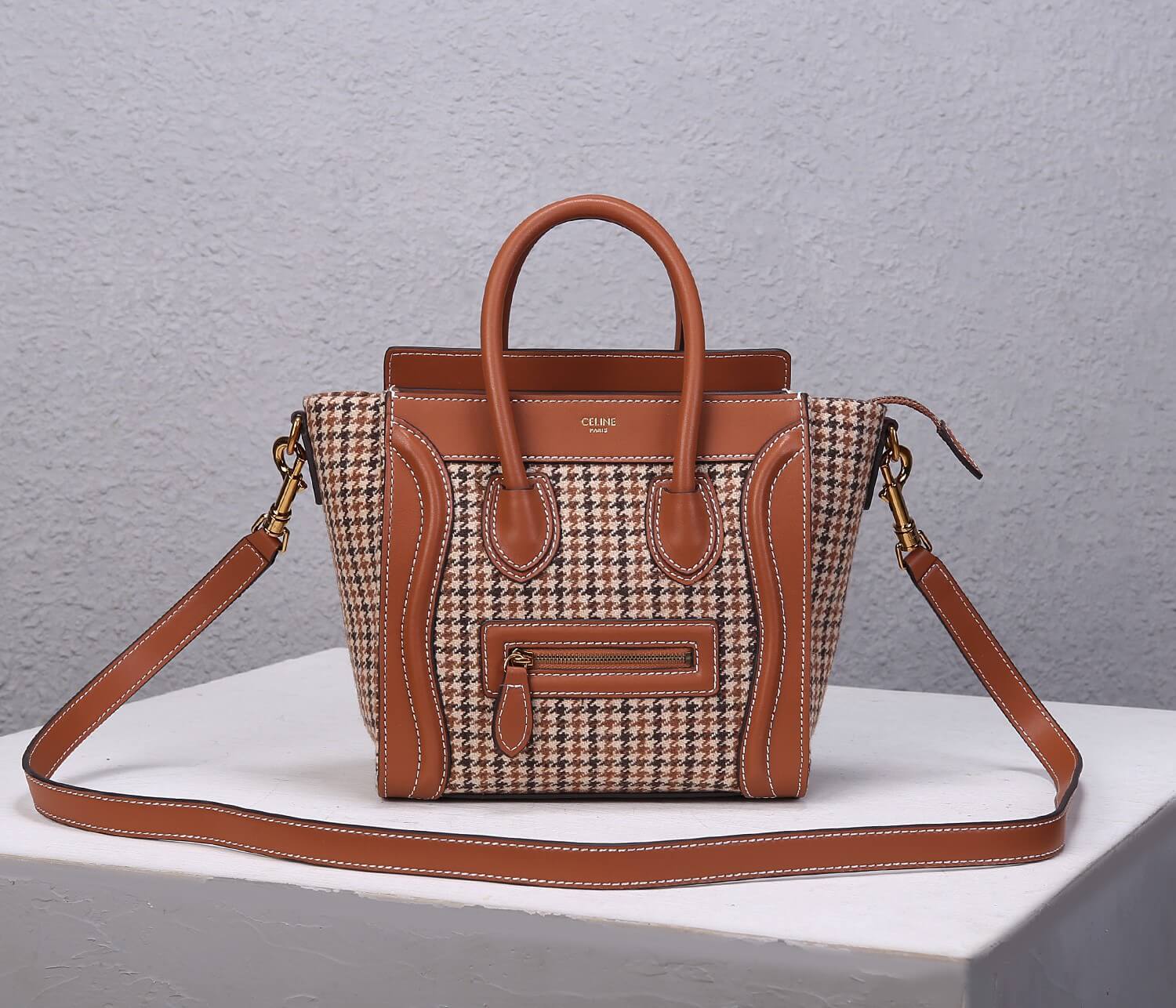 celine LUGGAGE MICRO nano mini womens real genuine leather handbag 20*20*8cm， 26*26*13cm， 30*30*15cm