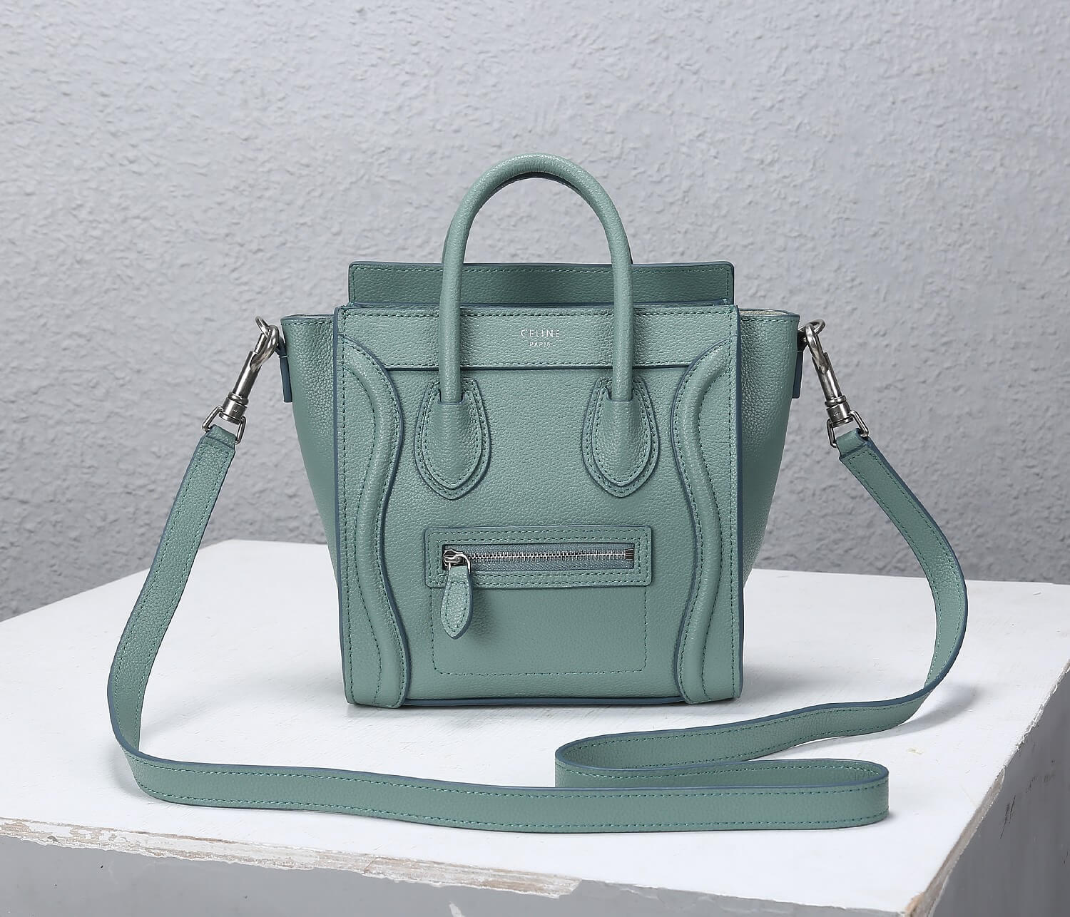 celine LUGGAGE MICRO nano mini womens real genuine leather handbag 20*20*8cm， 26*26*13cm， 30*30*15cm