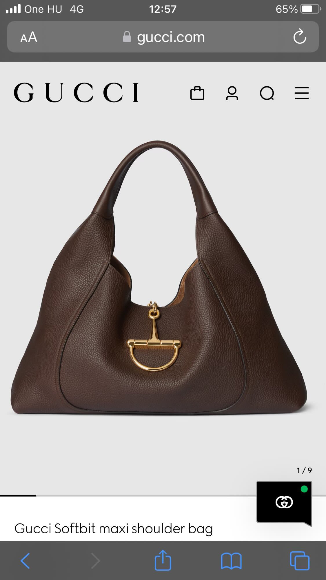 GUCCl Softbit leather handbag 837466 46x26x16cm AAFLB 3037