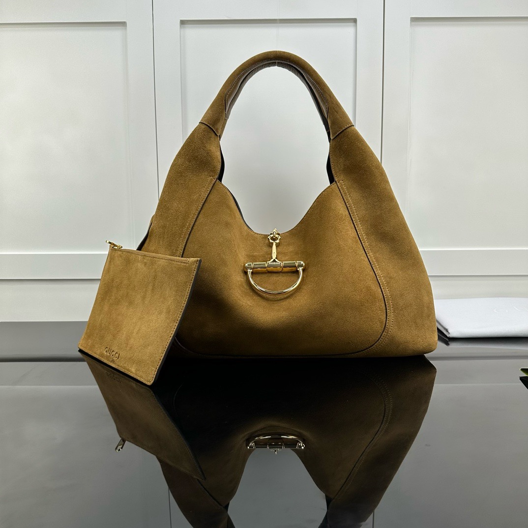 GUCCl Softbit leather handbag 837466 46x26x16cm AAFLB 3037