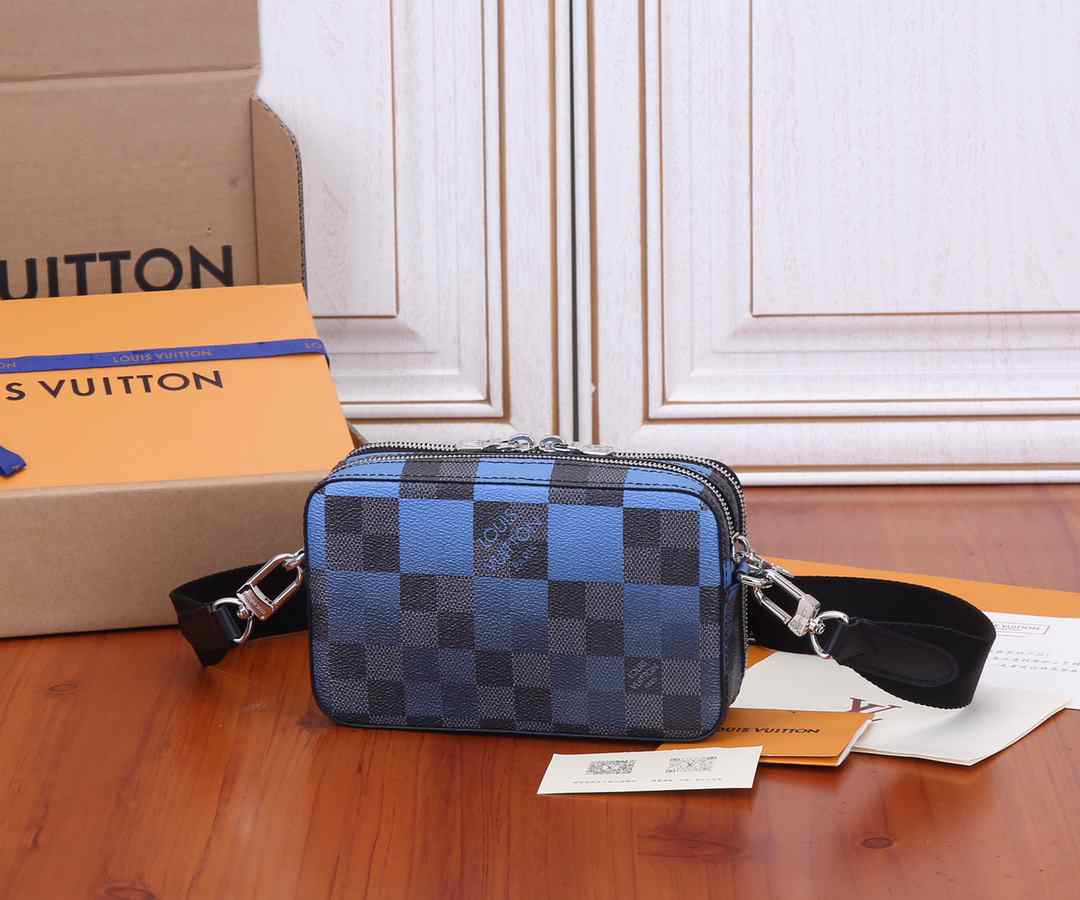 Louis Vuitton Damier Graphite Alpha Wearable Wallet 