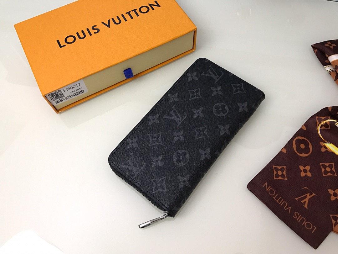 Louis Vuitton Monogram Eclipse Split Zippy Wallet M60017 Silver 2018  Louis  vuitton monogram, Designer purses louis vuitton, Melie louis vuitton